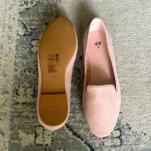 Light pink loafers